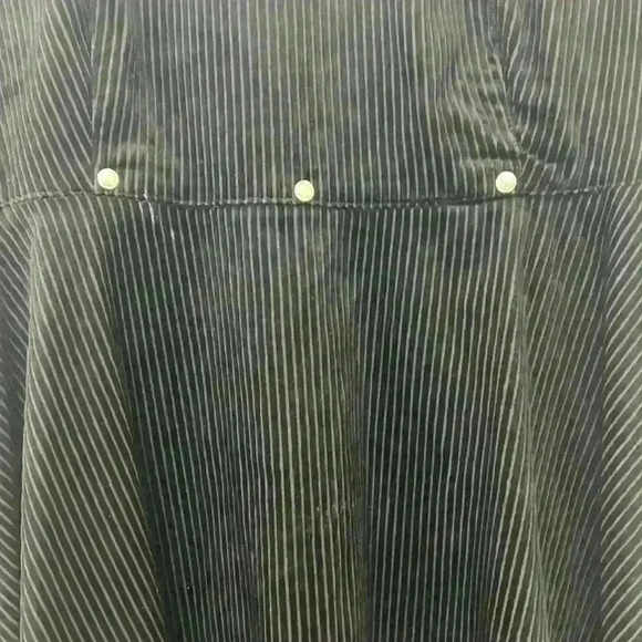 Versace Jeans Couture Corduroy Vintage Black Dress - Picture 3 of 9